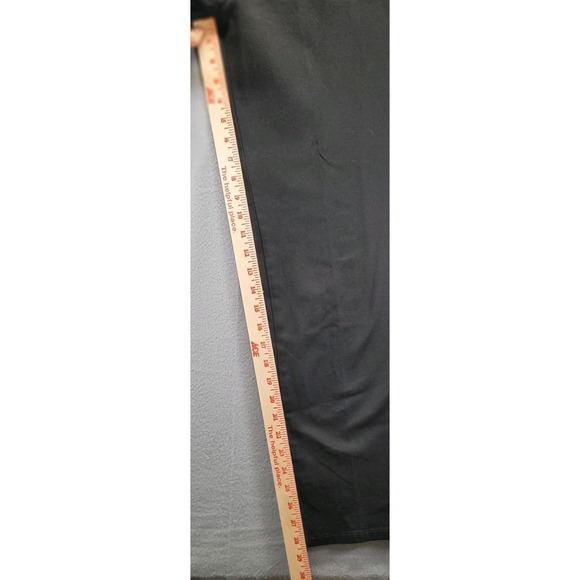 Quaker Factory Black Straight Leg Cotton Pants Womens Size Small Made In USA - Picture 6 of 9